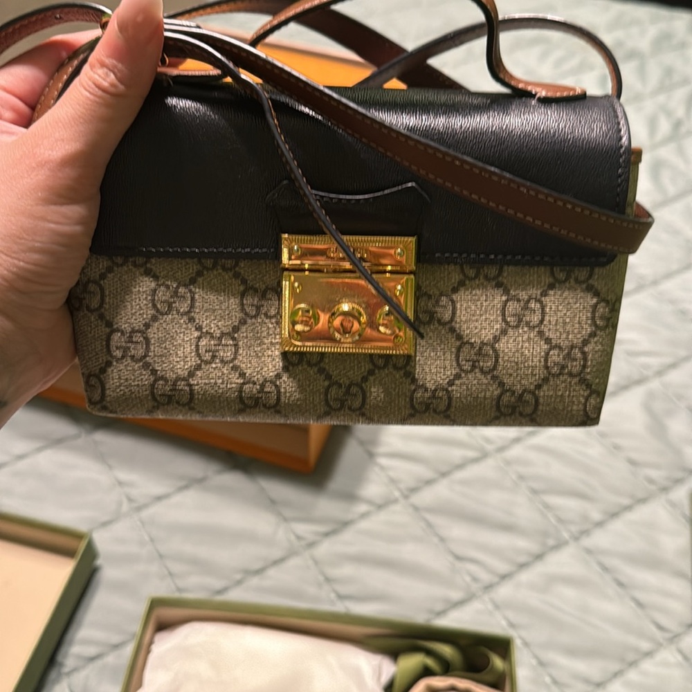 Gucci Black and Brown Women's Bag - Picture 7 of 8